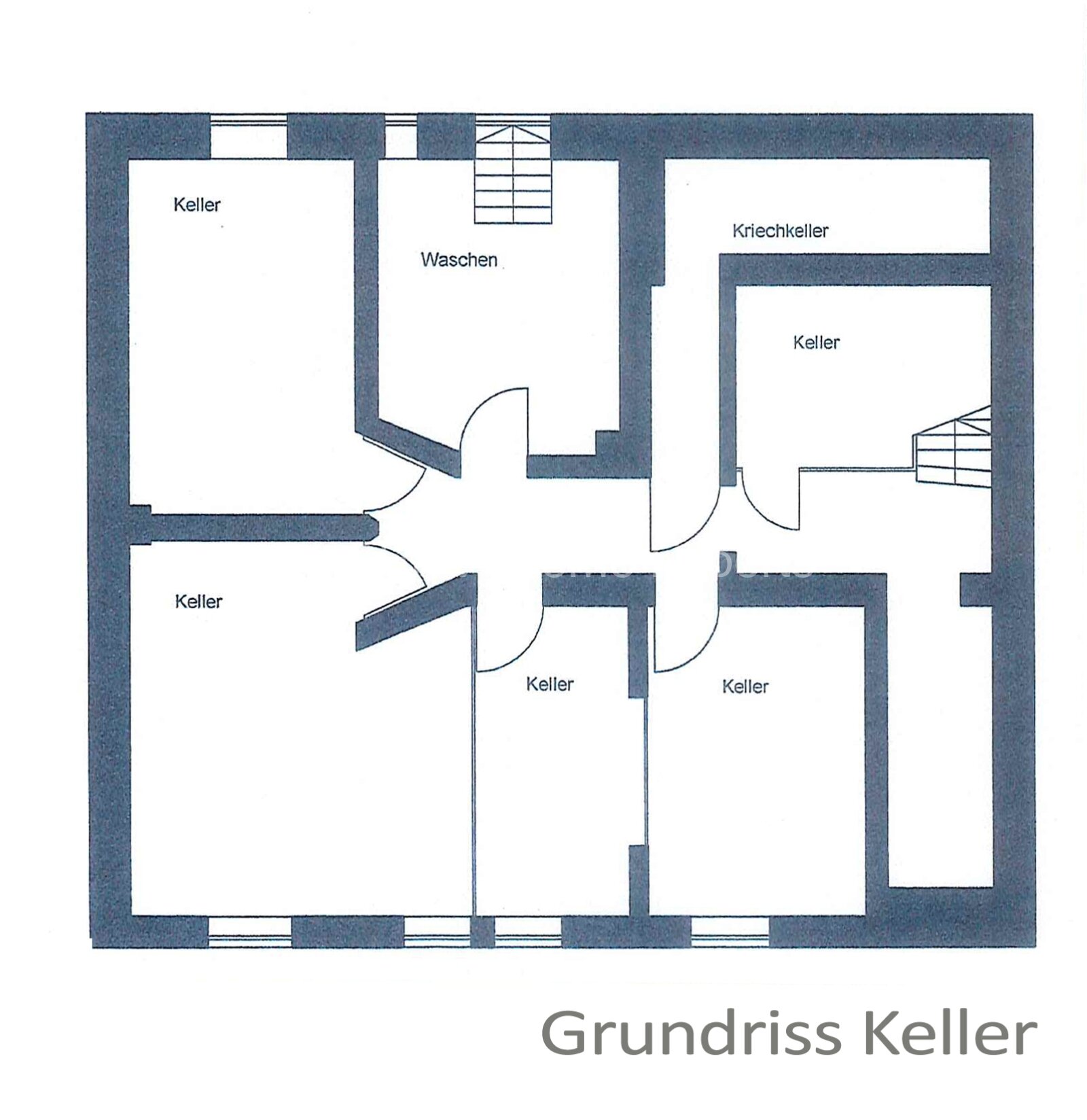 Grundriss Keller